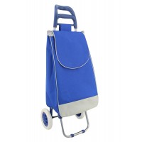 Pirkinių maišelis / vežimėlis ant ratukų mėlynas